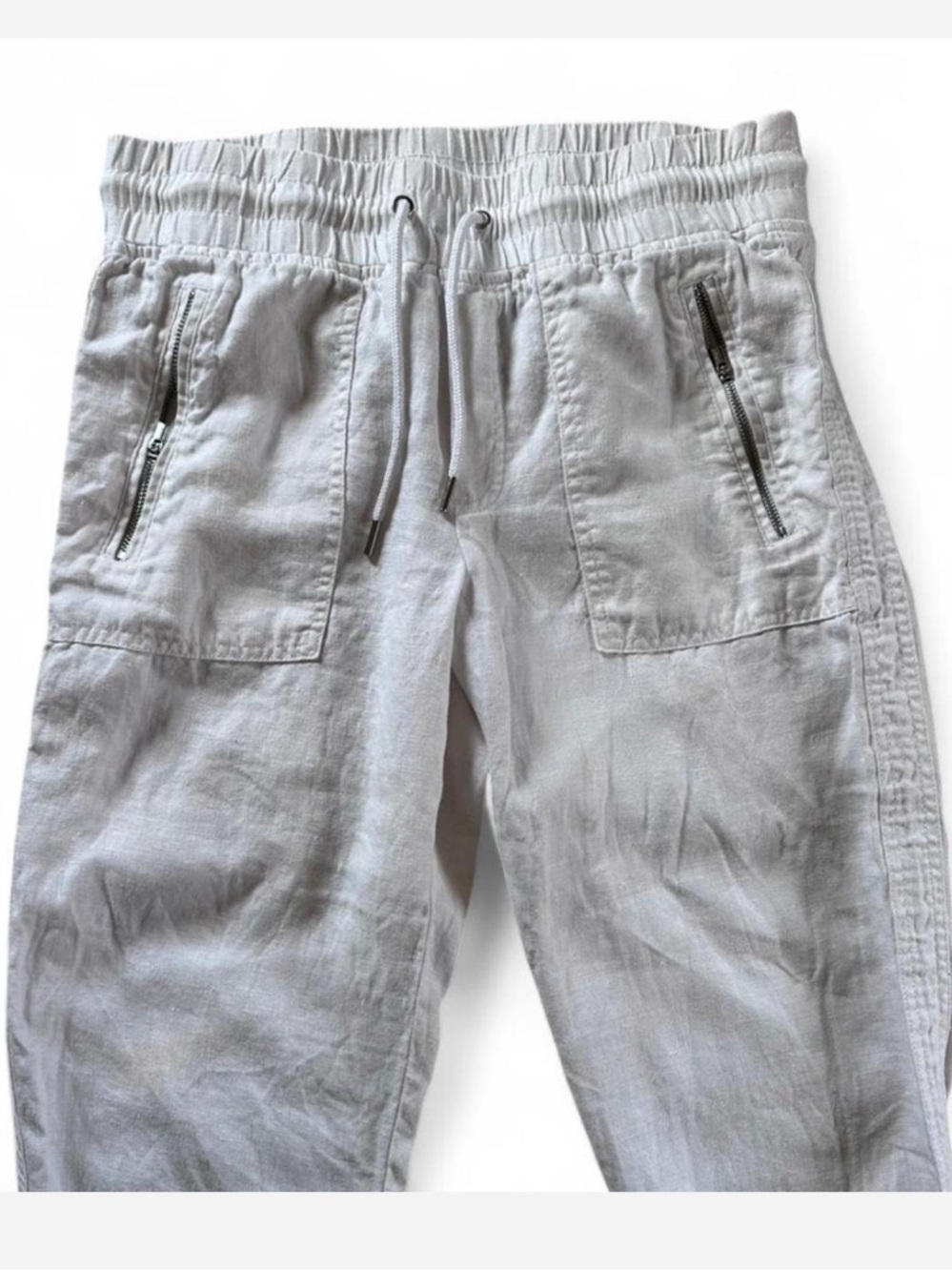 Athleta Linen Cabo Joggers Size 4